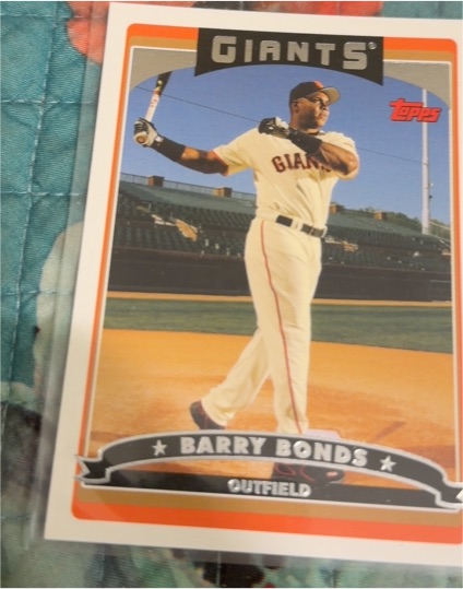 2006 Topps #100 Barry Bonds — front
