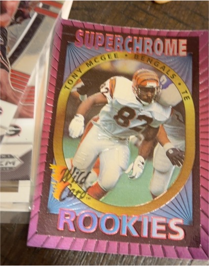 1993 Wild Card Superchrome Rookies #5 Tony McGee — front