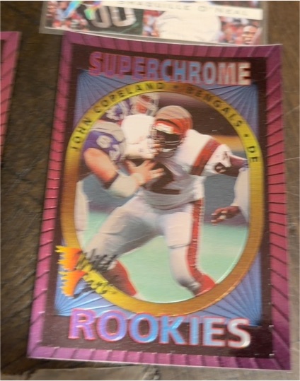 1993 Wild Card Superchrome Rookies #4 John Copeland — front