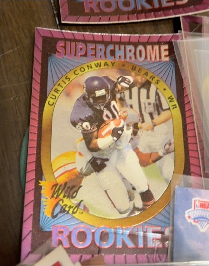 1993 Wild Card Superchrome Rookies #3 Curtis Conway — front