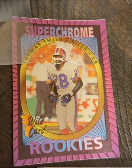 1993 Wild Card Superchrome #7 Thomas Smith — front