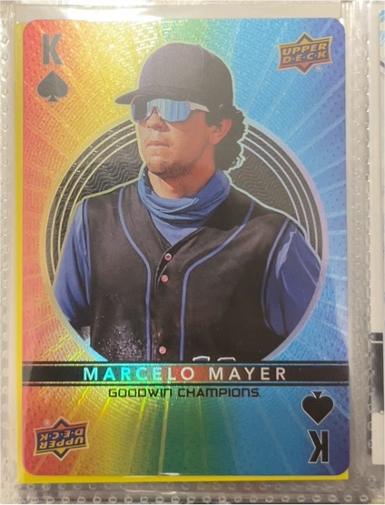 2022 Upper Deck Goodwin Champions #K Marcelo Mayer King of Spades — front