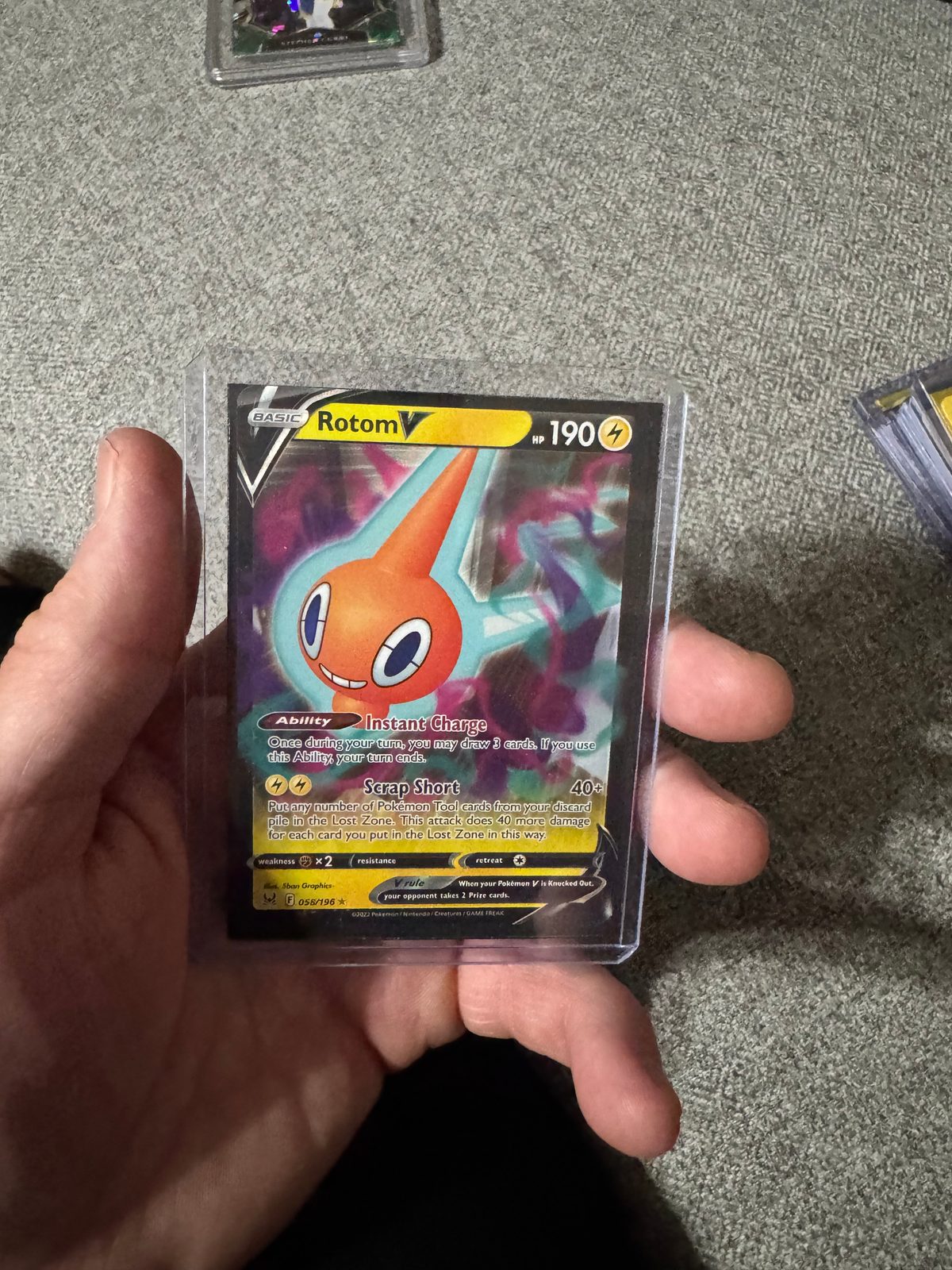 2022 Pokémon #058 Rotom V — front