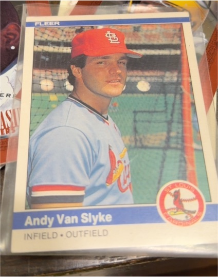 1984 Fleer #339 Andy Van Slyke — front