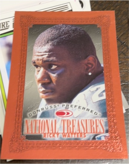 1997 Donruss Preferred National Treasures #145 Ricky Watters — front