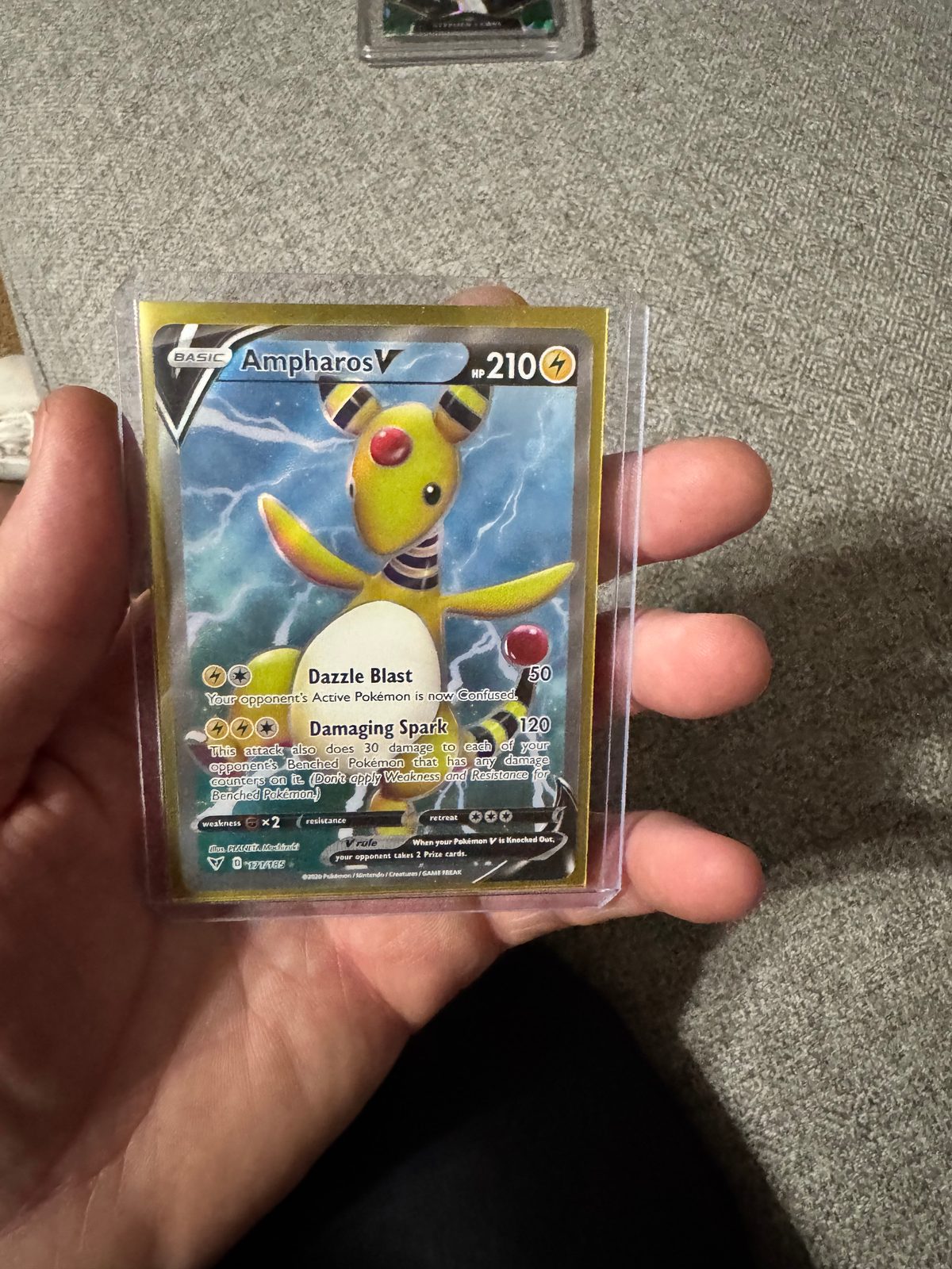2020 Pokémon #049 Ampharos V — front