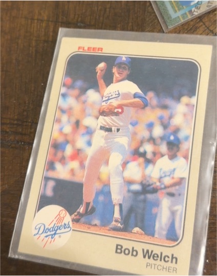 1983 Fleer #225 Bob Welch — front