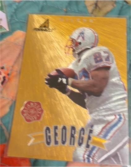 1997 Pinnacle #6 Eddie George — front