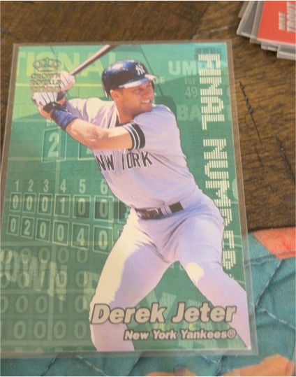 2000 Pacific Crown Royale Final Numbers #17 Derek Jeter — front