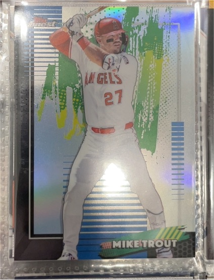 2026 Topps Finest #58 Mike Trout — front