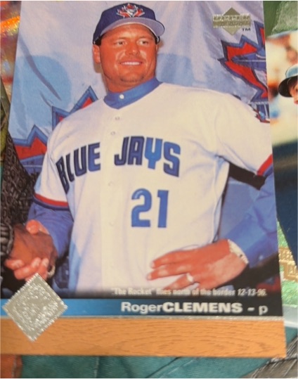 1997 Upper Deck #520 Roger Clemens Toronto Blue Jays — front