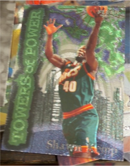 1996-97 Fleer Towers of Power #5 Shawn Kemp — front