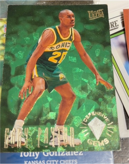 1994-95 Fleer Ultra Defensive Gems #3 Gary Payton — front