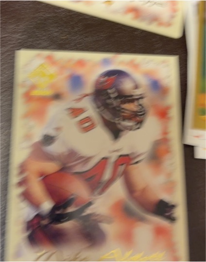 1998 Upper Deck Black Diamond #54 Mike Alstott — front