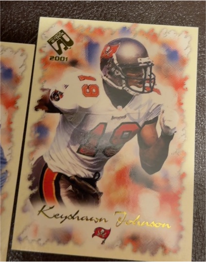 2001 Pacific Private Stock #93 Keyshawn Johnson — front
