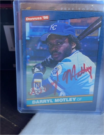 1986 Donruss #217 Darryl Motley — front