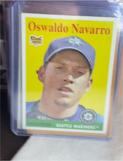 2007 Topps Heritage #443 Oswaldo Navarro — front