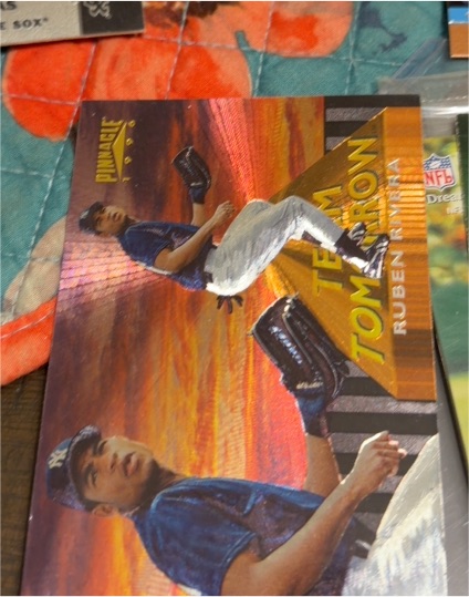 1996 Pinnacle Team Tomorrow #1 Ruben Rivera — front