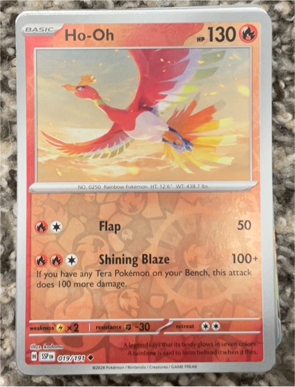 2024 Pokémon Surging Sparks #019 Ho-Oh — front