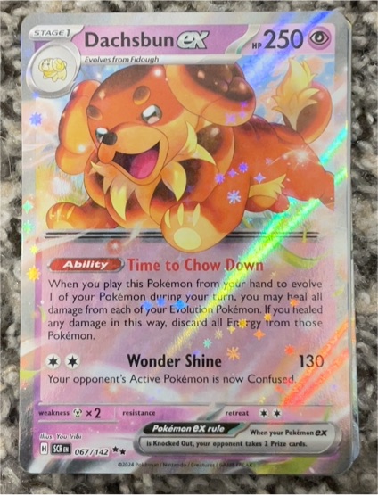2024 Pokémon #067 Dachsbun ex — front