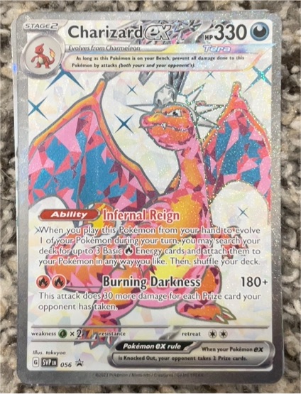 2022 Pokémon SV Black Star Promo #056 Charizard ex — front