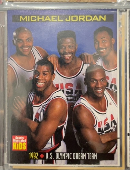 1992 Sports Illustrated for Kids #780 Michael Jordan U.S. Olympic Dream Team — front