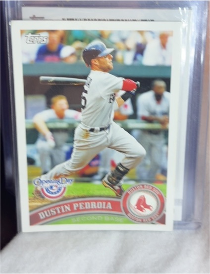 2011 Topps #480 Dustin Pedroia — front