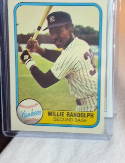 1981 Fleer #109 Willie Randolph — front