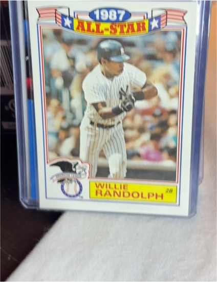 1987 Topps All-Star #3 Willie Randolph — front