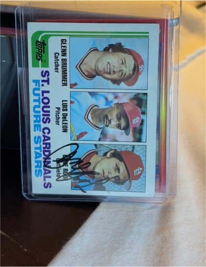 1982 Topps #561 St. Louis Cardinals Future Stars (Glenn Brummer / Luis DeLeon / Gene Roof) — front