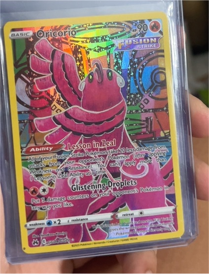 2023 Pokémon Sword & Shield Crown Zenith #GG04 Oricorio — front