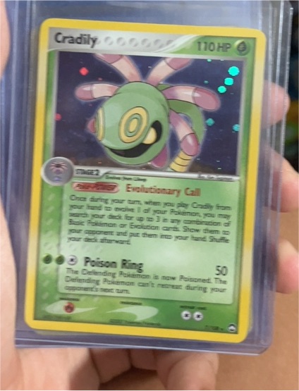 2007 Pokémon EX Power Keepers #7 Cradily — front