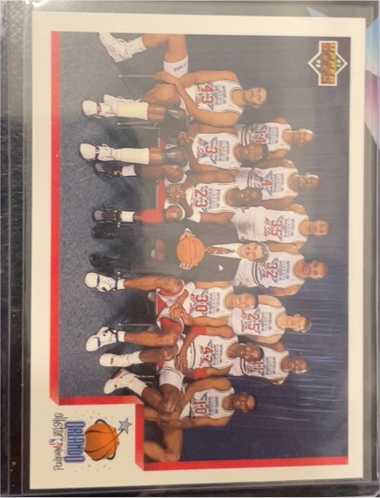 1991-92 Upper Deck #449 1992 NBA East All-Star Checklist — front