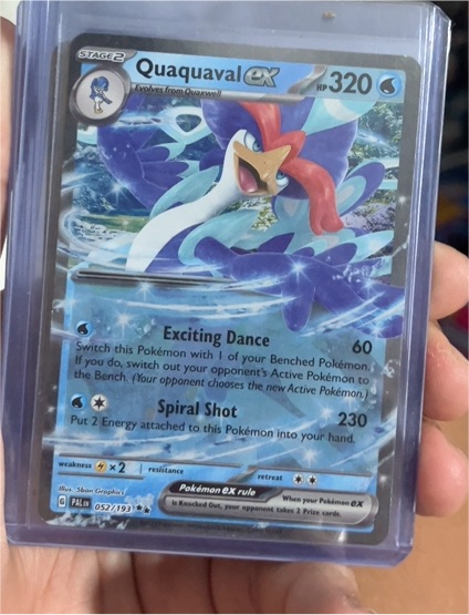 2023 Pokémon TCG Paldea Evolved #52 Quaquaval ex — front