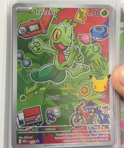2026 Pokémon MEP #055 Treecko — front