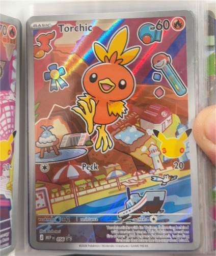 2026 Pokémon #056 Torchic MEP Mega Evolution Promo Full Art — front