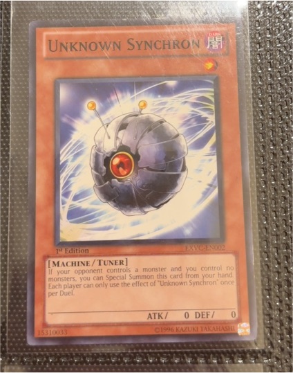 2009 Yu-Gi-Oh! Extreme Victory #EXVC-EN002 Unknown Synchron — front