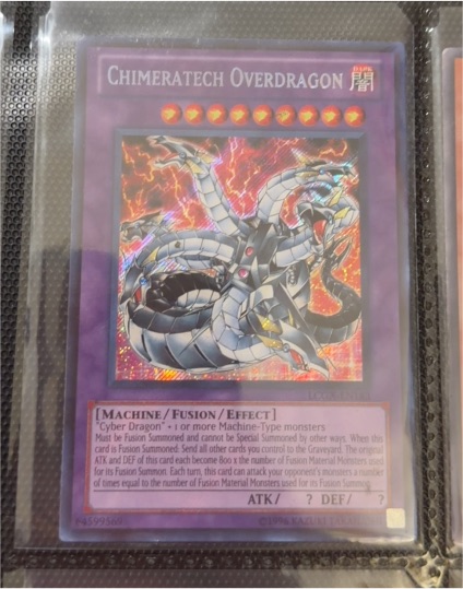 Yu-Gi-Oh! 1996 LEDD-ENB27 Chimeratech Overdragon — front