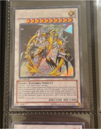 Yu-Gi-Oh! HA06-EN023 Vylon Omega — front