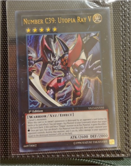 Yu-Gi-Oh! Number C39: Utopia Ray V YS13-ENV01 — front
