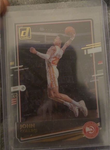 2020-21 Clearly Donruss #23 John Collins — front