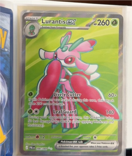 2024 Pokémon #096 Lurantis ex — front