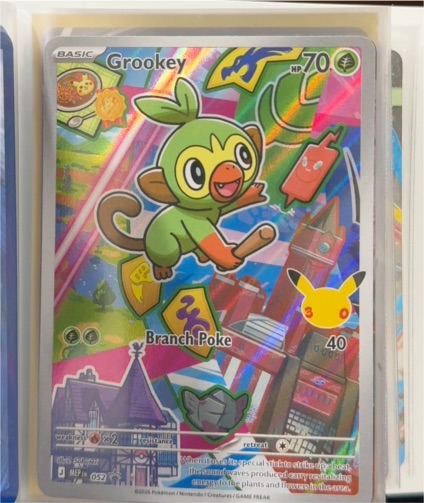 2026 Pokémon #052 Grookey First Partner Illustration Series 2 Promo — front