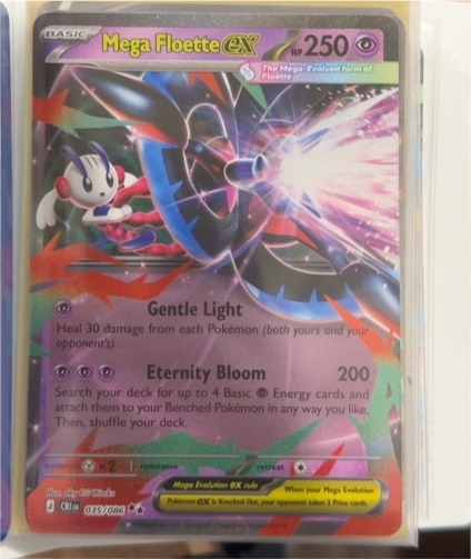 2014 Pokémon ME04: Chaos Rising #035 Mega Floette EX — front