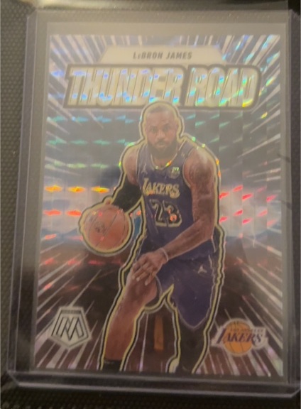 2024-25 Panini Mosaic #3 Thunder Road LeBron James — front