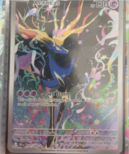 2026 Pokémon TCG Xerneas #091 Crown Zenith — front