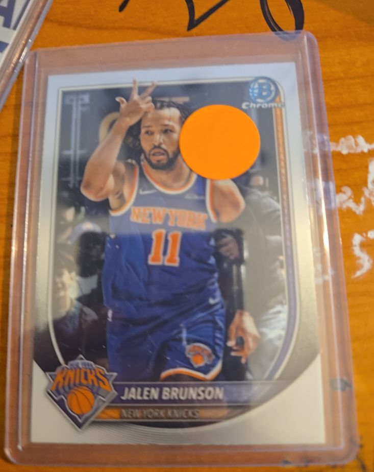 2025 Bowman Chrome #62 Jalen Brunson — front