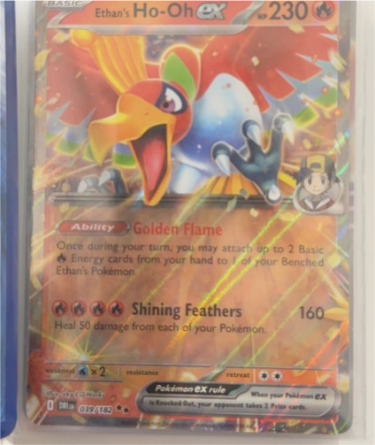 2023 Pokémon Ethan's Ho-Oh ex 039/182 — front