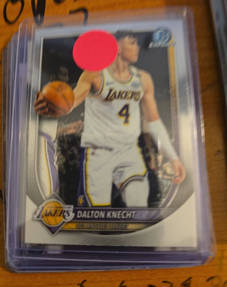 2025-26 Bowman Chrome #BCV-194 Dalton Knecht — front