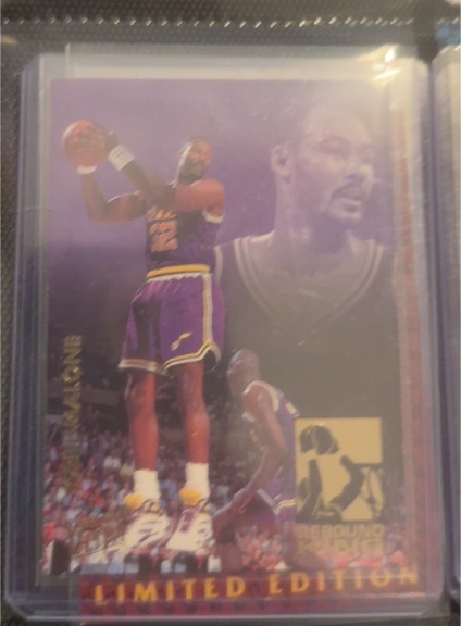 1993-94 Fleer Ultra #4 Karl Malone Rebound Kings — front